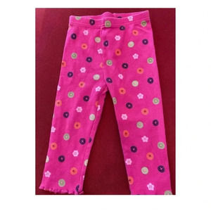 Gymboree Baby Girls Leggings Pink Multicolor Dots 12-18 Months